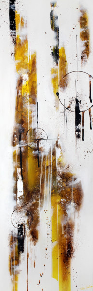 Malerei mit dem Titel "Etrange Savane" von Tristan Wendlinger, Original-Kunstwerk, Acryl
