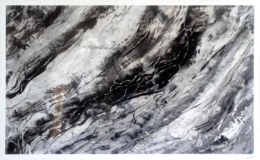 Pintura intitulada "Marbre 01" por Tristan Wendlinger, Obras de arte originais, Gesso