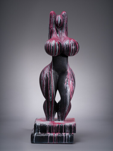 Sculpture intitulée "Nymphe" par Corbello, Œuvre d'art originale, Béton cellulaire