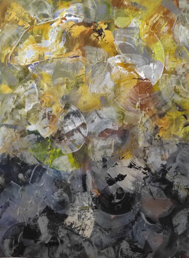 Картина под названием "Atlantide" - Corinne Mure-Ravaud, Подлинное произведение искусства, Акрил