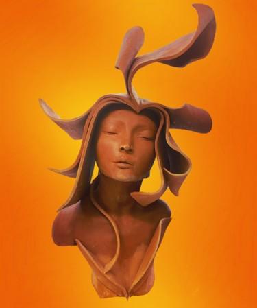 Sculpture titled "Calliope" by Corine Dardel, Original Artwork