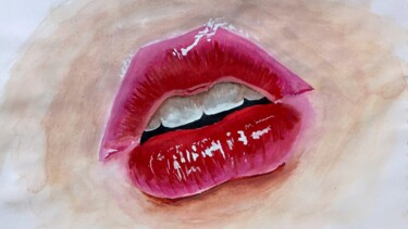 Ζωγραφική με τίτλο "The Kiss" από Cornelius Keagon, Αυθεντικά έργα τέχνης, Λάδι