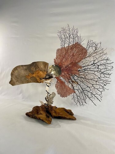 Скульптура под названием "BELUGA" - Corol, Подлинное произведение искусства, Дерево
