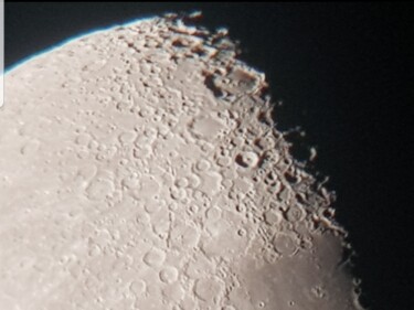 Φωτογραφία με τίτλο "Moon one" από Cosmos, Αυθεντικά έργα τέχνης, Χειρισμένη φωτογραφία