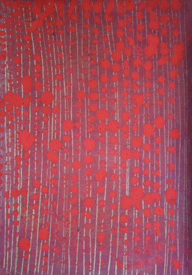 Peinture intitulée "Dot 019" par Covadonga Castro, Œuvre d'art originale, Huile