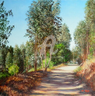 Painting titled "Eucaliptus/ Eucalyp…" by Cristina Del Rosso, Original Artwork, Oil