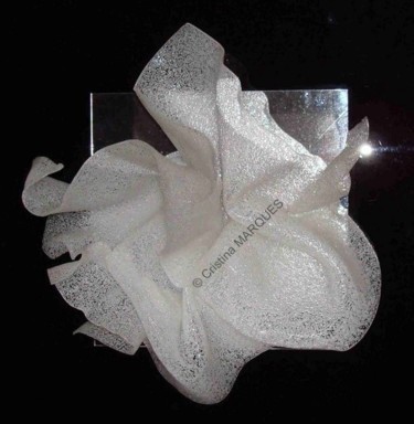 Escultura intitulada "Irréelle Orchidée" por Cristina Marquès, Obras de arte originais, Plástico