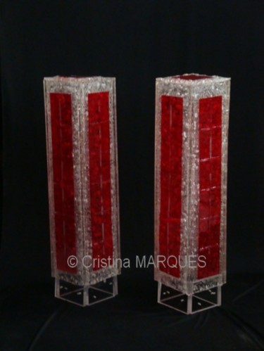 "The Twin Towers" başlıklı Heykel Cristina Marquès tarafından, Orijinal sanat, Plastik