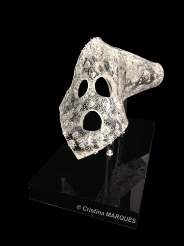 Sculptuur getiteld "Scream" door Cristina Marquès, Origineel Kunstwerk, Plastic