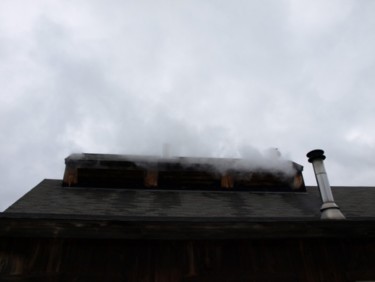 Photography titled "Steam Rising" by Cynthia Brown Yackenchick, Original Artwork
