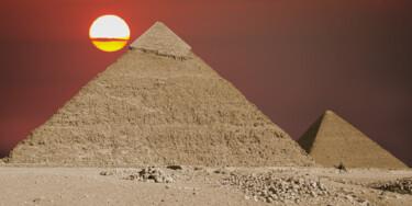 Photography titled "Les pyramides" by Cyril Comtat, Original Artwork, Digital Photography