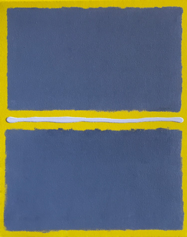 Peinture intitulée "Follow the Yellow W…" par Cyril Walker, Œuvre d'art originale, Acrylique