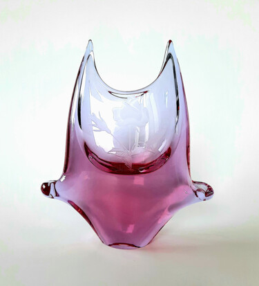 Σκίτσο με τίτλο "Artisitc vase- Milo…" από Czech Art Glass, Αυθεντικά έργα τέχνης, Πίνακας τέχνης