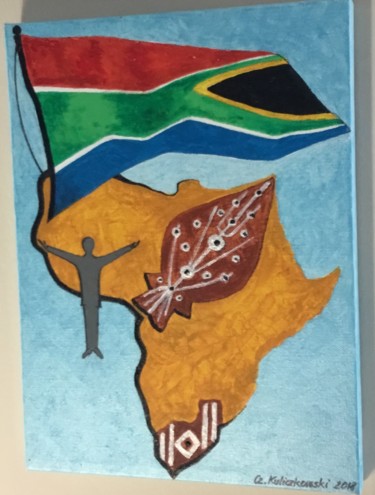 Painting titled "“South Africa”" by Czeslaw Kuliczkowski, Original Artwork, Acrylic
