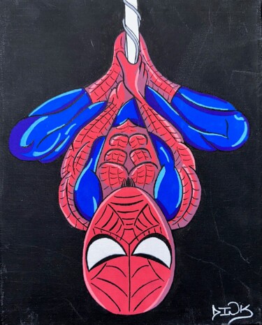 图画 标题为“SPIDER MAN” 由D.Ink, 原创艺术品, 标记