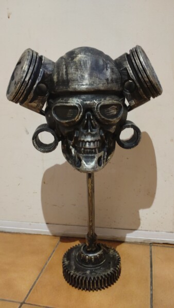 Sculpture titled "Georges Guynemer" by D.S.A.Rt, Original Artwork, Metals