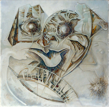 Malarstwo zatytułowany „No Title” autorstwa Waldemar Miroslaw Dabrowski, Oryginalna praca, Olej