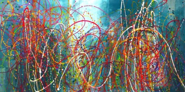 Peinture intitulée "Bohemian's colors" par Dam Domido, Œuvre d'art originale, Acrylique