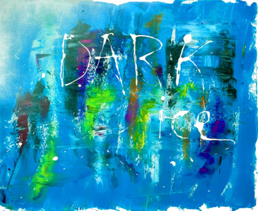 绘画 标题为“Dark Ice” 由Dan Art, 原创艺术品, 丙烯
