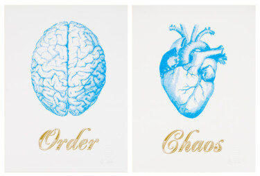 Obrazy i ryciny zatytułowany „Order Chaos Cyan Bl…” autorstwa Dangerous Minds Artists, Oryginalna praca, Nadruk