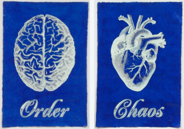 Obrazy i ryciny zatytułowany „Order Chaos Blue Pr…” autorstwa Dangerous Minds Artists, Oryginalna praca, Nadruk