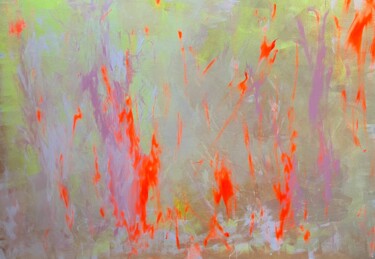 Painting titled "Emotional abstracti…" by Dani Alexsandrova, Original Artwork, Acrylic