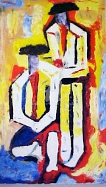 Peinture intitulée "Matador" par Daniel Dr. El Dan (Mdaniel), Œuvre d'art originale, Huile