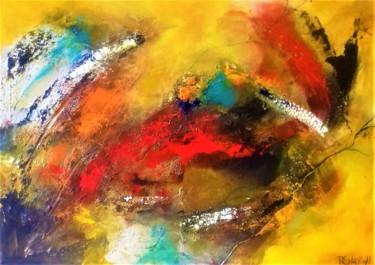 Malerei mit dem Titel "joie-de-vivre-70x50…" von Daniel Giacchi, Original-Kunstwerk