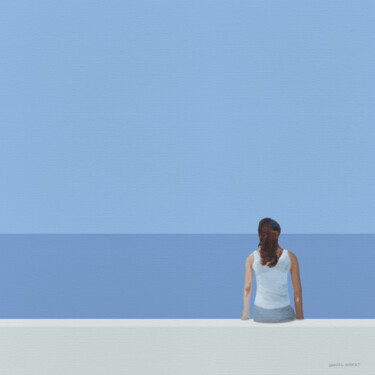Картина под названием "Eternity" - Daniel Gibert, Подлинное произведение искусства, Масло Установлен на Деревянная рама для…