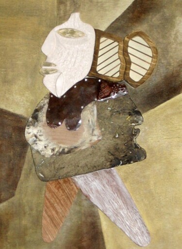 Pittura intitolato "Androgyne" da Daniel Lalonde, Opera d'arte originale