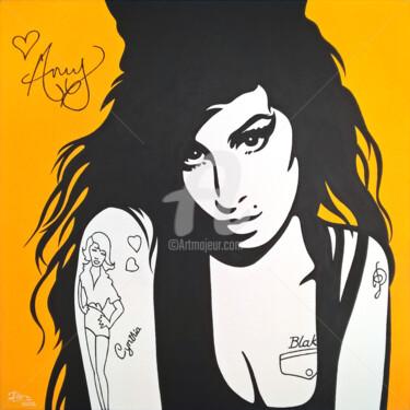 Pittura intitolato "Amy Winehouse (STAR…" da Daniel Le Page (Dan Ar Pach), Opera d'arte originale, Acrilico Montato su Telai…