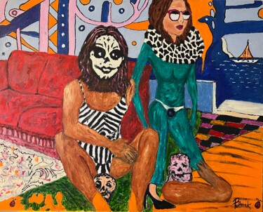 Pintura titulada "Genderfluide Transm…" por Daniel Pultorak, Obra de arte original, Oleo Montado en Bastidor de camilla de m…