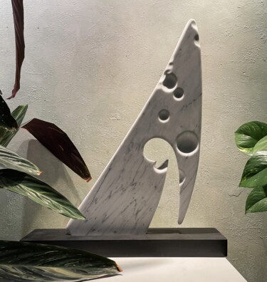 Sculpture titled "SIGNE INTERIEUR. Ma…" by Daniel Sanchez, Original Artwork, Stone