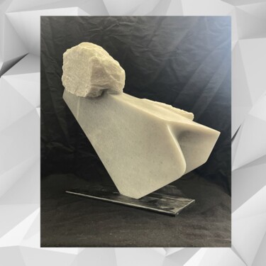 Скульптура под названием "1001 Vies - Marbre…" - Daniel Sanchez, Подлинное произведение искусства, Камень