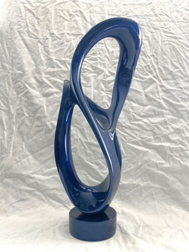 Sculpture titled "INFINITI - Résine" by Daniel Sanchez, Original Artwork, Resin