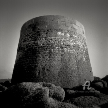 Photographie intitulée "Marée basse" par Daniel Sohier, Œuvre d'art originale, Photographie argentique Monté sur Aluminium