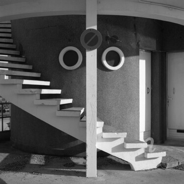 Photographie intitulée "Géométrie" par Daniel Sohier, Œuvre d'art originale, Photographie argentique Monté sur Aluminium