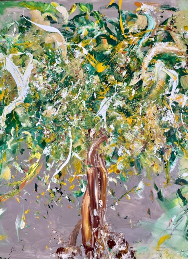 绘画 标题为“Living Nature” 由Daniele Calvani, 原创艺术品, 丙烯 安装在木质担架架上