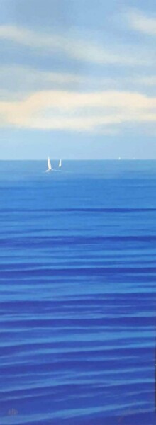 Obrazy i ryciny zatytułowany „Blue Blue World (3)” autorstwa Daniele Fissore, Oryginalna praca, Nadruk