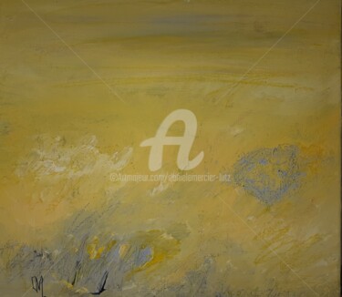 Картина под названием "FLUCTUATION" - Danièle Mercier-Lutz, Подлинное произведение искусства, Акрил Установлен на Деревянная…