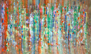 Schilderij getiteld "Abstract movement 3" door Daniel Ene, Origineel Kunstwerk, Acryl