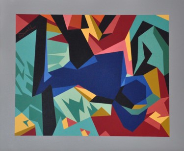 Malerei mit dem Titel "Psychose" von Danielle Braillon (DANIELL), Original-Kunstwerk, Öl