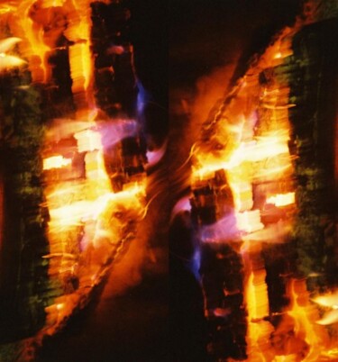 Photography titled "nuit de feu" by Danielle Dubus, Original Artwork