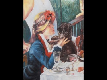 Peinture intitulée "détail renoir déjeu…" par Danielefort, Œuvre d'art originale