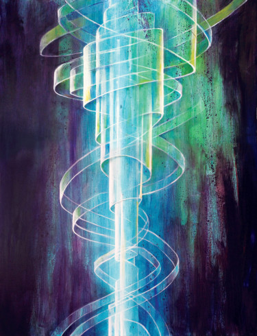Peinture intitulée "DNA XIX" par Daniel Loveday, Œuvre d'art originale, Acrylique