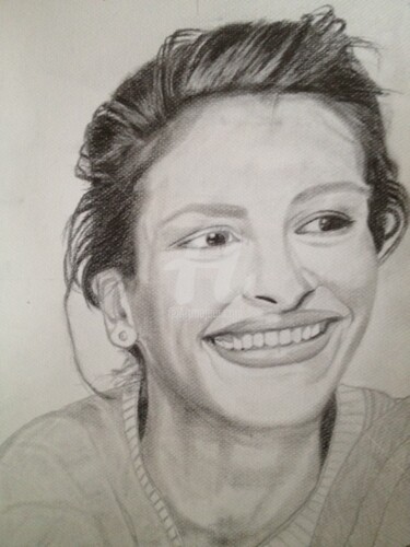 Drawing titled ""JULIA" (Julia)" by Danygil, Original Artwork, Pencil