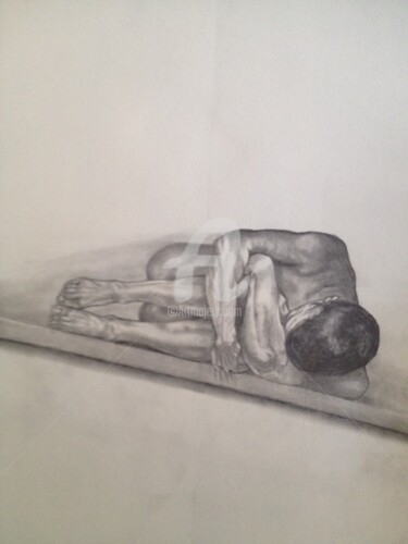 Drawing titled ""ABANDON 3"" by Danygil, Original Artwork, Pencil