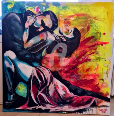 Painting titled ""PASSION"" by Danygil, Original Artwork, Acrylic