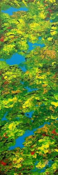 Ζωγραφική με τίτλο "Colorful autumn" από Daniel Urbaník, Αυθεντικά έργα τέχνης, Ακρυλικό