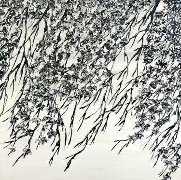 Pintura intitulada "Veil of flowering c…" por Daniel Urbaník, Obras de arte originais, Acrílico